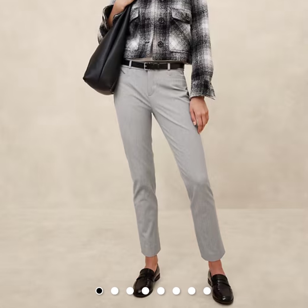 Banana Republic Factory Grey Sloan Slim Pant Curvy Fit Size 6